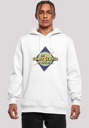 F4NT4STIC Rundhalspullover Herren (1-tlg) Gelb/Silber/Weiß