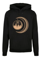 F4NT4STIC Rundhalspullover Schwarz/Grau