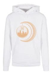 F4NT4STIC Rundhalspullover Creme/Weiß/Orange/Gold