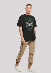 F4NT4STIC Kurzarmshirt Harry Potter Slytherin Heavy Oversize Tee Grün/Schwarz/Lila/Grau/Dunkelgrün