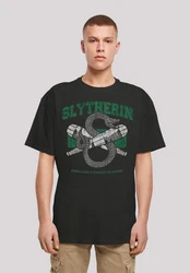 F4NT4STIC Kurzarmshirt Harry Potter Slytherin Heavy Oversize Tee Grün/Schwarz/Lila/Grau/Dunkelgrün