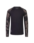 Mons Royale Langarmshirt Dunkelblau/Dunkelgrün