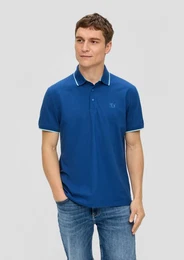 Kurzarmshirt Poloshirt mit Logo Logo