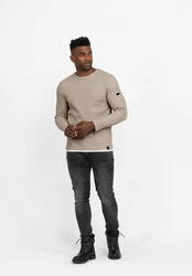 Key Largo Oberteil 'STEFANO' Khaki/Beige/Schwarz/Braun