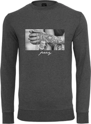 Mister Tee Rundhalspullover Pray 2.0 Crewneck Dunkelgrau/Grau/Grün/Hellgrau
