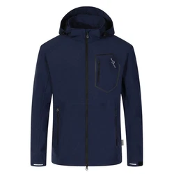 Blue Wave Softshelljacke Herren Jacke Louis Dunkelblau/Blau