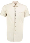OS-Trachten Trachtenhemd Flino Khaki/Beige