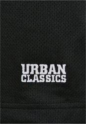 Urban Classics Herren Basic Mesh Shorts (1-tlg) Schwarz/Dunkelgrau/Khaki