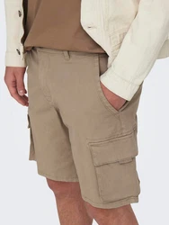 Only & Sons Cargohose Cargoshorts beige