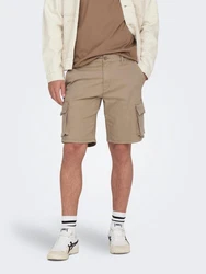 Only & Sons Cargohose Cargoshorts beige