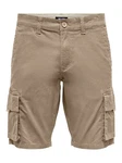Only & Sons Cargohose Cargoshorts beige