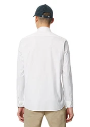 Marc O'Polo Langarmhemd Weiß/Creme