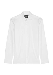 Marc O'Polo Langarmhemd Weiß/Creme