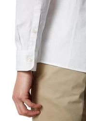 Marc O'Polo Langarmhemd Weiß/Creme