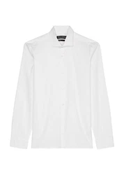 Marc O'Polo Langarmhemd Weiß/Creme