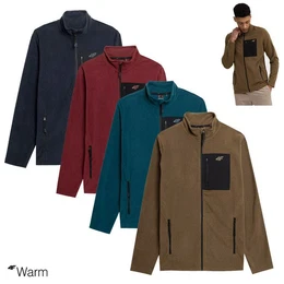 Trekkingjacke 4Fwarm - wrmende Herren Thermofleece Jacke Outdoor Fleecejacke