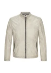 Milestone Bikerjacke Lederjacke MSLacona Khaki/Beige/Braun