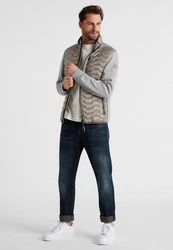Milestone Steppjacke MSCapri Grau/Hellgrau/Khaki/Braun/Beige