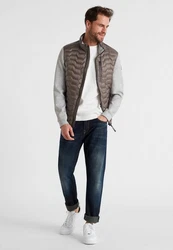 Milestone Steppjacke MSCapri Braun/Grau/Dunkelgrau/Beige/Hellgrau