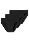 uncover by SCHIESSER Slip Basic Supermini Mini (3-St) Schwarz