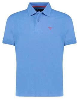 Barbour Poloshirt Lightweight Sports Polo Hellblau/Blau
