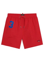Badeshorts Herren Badeshorts VINTAGE POLO 17 SWIM SHORT Rouge Red