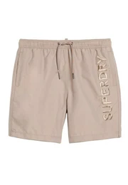 Badeshorts Herren Badeshorts PREMIUM EMB 17 SWIM SHORT Deep Beige