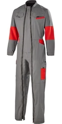 Cepovett Overall Facity Hellgrau/Grau/Rot