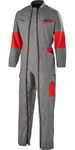 Cepovett Overall Facity Hellgrau/Grau/Rot