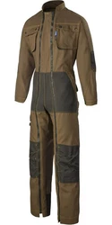 Cepovett Overall Craft Worker Khaki/Dunkelgrün/Braun