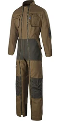 Cepovett Overall Craft Worker Khaki/Dunkelgrün/Braun