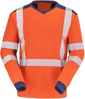 Cepovett T-Shirt Langarm-Shirt Fluo Safe Xp Orange Cepovett T-Shirt Langarm-Shirt Fluo Safe Xp Orange