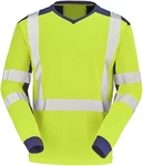 Cepovett T-Shirt Langarm-Shirt Fluo Safe Xp Gelb/Grün/Neonfarben
