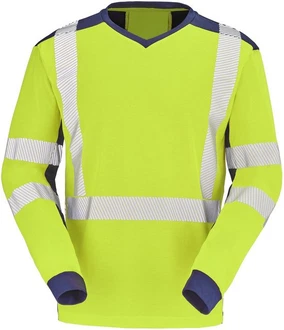 Cepovett T-Shirt Langarm-Shirt Fluo Safe Xp