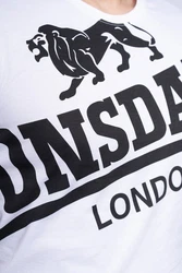 Lonsdale T-Shirt Symondsbury Weiß/Creme/Braun/Rot