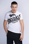 Lonsdale T-Shirt Symondsbury Weiß/Creme/Braun/Rot