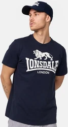 Lonsdale T-Shirt Logo Braun/Blau/Dunkelblau