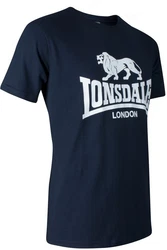 Lonsdale T-Shirt Logo Braun/Blau/Dunkelblau