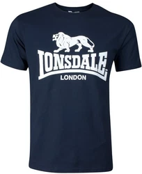 Lonsdale T-Shirt Logo Braun/Blau/Dunkelblau