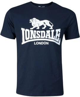Lonsdale T-Shirt Logo Braun/Blau/Dunkelblau