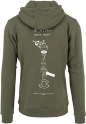 Mister Tee Kapuzenpullover Depresso Hoody Dunkelgrün/Grün