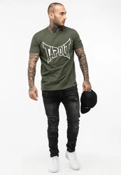 TAPOUT T-Shirt Lifestyle Basic Dunkelgrün/Grün