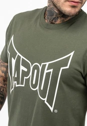 TAPOUT T-Shirt Lifestyle Basic Dunkelgrün/Grün