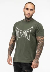 TAPOUT T-Shirt Lifestyle Basic Dunkelgrün/Grün