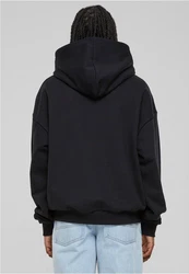 MT Upscale Kapuzenpullover Hey! My Name Is Oversize Hoodie Schwarz/Rot