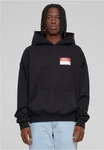 MT Upscale Kapuzenpullover Hey! My Name Is Oversize Hoodie Schwarz/Rot