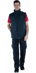 Lafont Sweatweste Body-Warmer Elki Grau/Dunkelblau/Blau