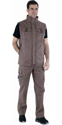 Lafont Sweatweste Body-Warmer Elki Grau/Hellgrau/Dunkelblau