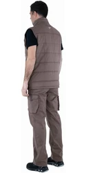 Lafont Sweatweste Body-Warmer Elki Grau/Hellgrau/Dunkelblau