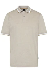 bugatti Poloshirt Braun/Beige/Grau/Khaki